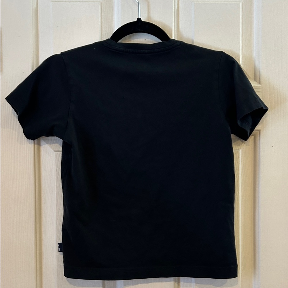 Black Kids Tee with Pink & Mint Bunny Skull Graphic - Picture 6 of 6